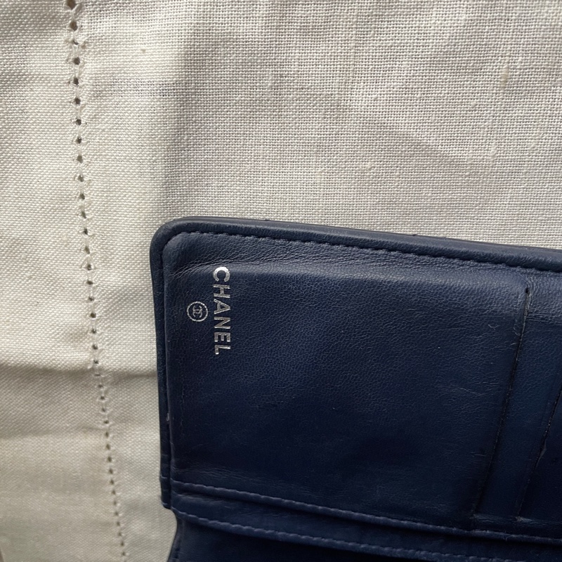 CHANEL長夾/錢包/卡包🎀 ➕長帶/長鍊成WOC斜背或側背🎀卡夾/卡包/對折🎀經典款🎀手機可入🎀正品🎀況可-36