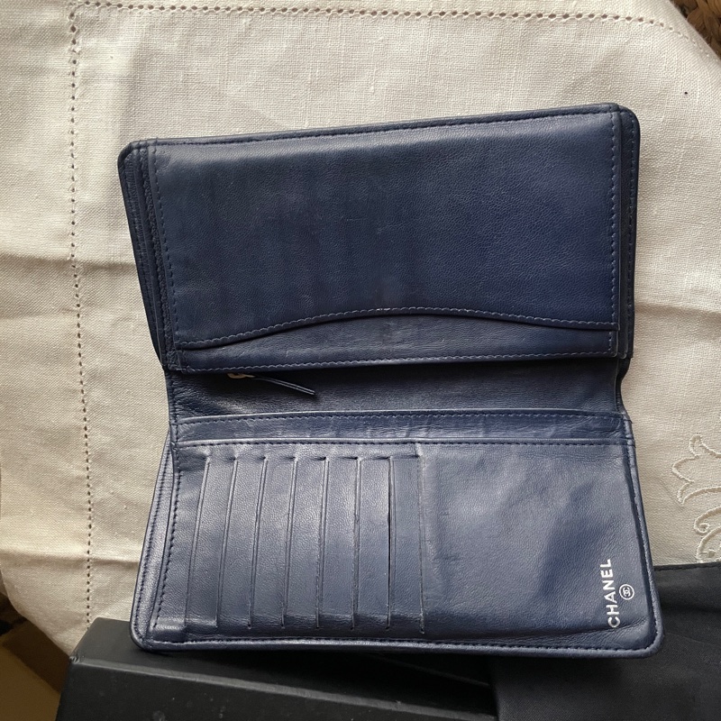 CHANEL長夾/錢包/卡包🎀 ➕長帶/長鍊成WOC斜背或側背🎀卡夾/卡包/對折🎀經典款🎀手機可入🎀正品🎀況可-40