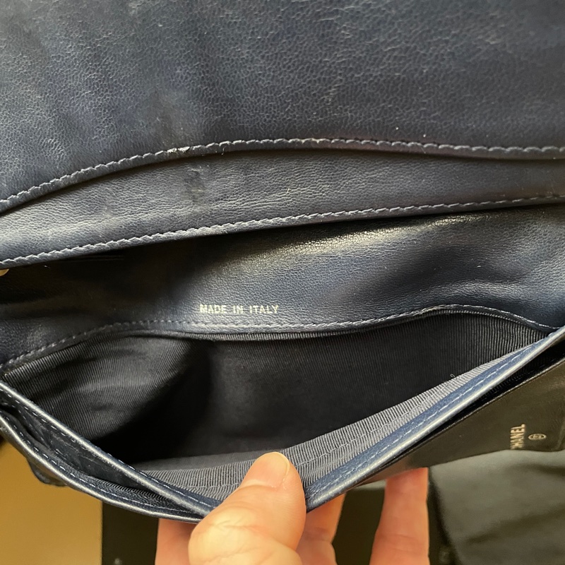 CHANEL長夾/錢包/卡包🎀 ➕長帶/長鍊成WOC斜背或側背🎀卡夾/卡包/對折🎀經典款🎀手機可入🎀正品🎀況可-44