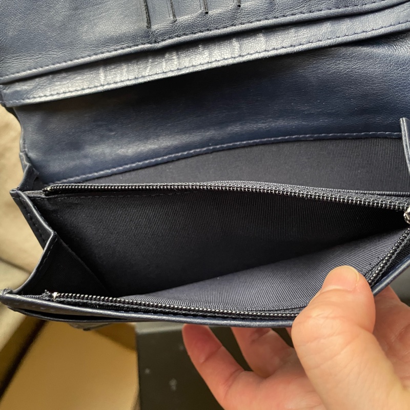 CHANEL長夾/錢包/卡包🎀 ➕長帶/長鍊成WOC斜背或側背🎀卡夾/卡包/對折🎀經典款🎀手機可入🎀正品🎀況可-47