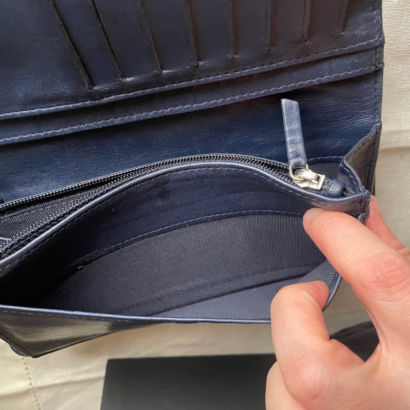 CHANEL長夾/錢包/卡包🎀 ➕長帶/長鍊成WOC斜背或側背🎀卡夾/卡包/對折🎀經典款🎀手機可入🎀正品🎀況可-48