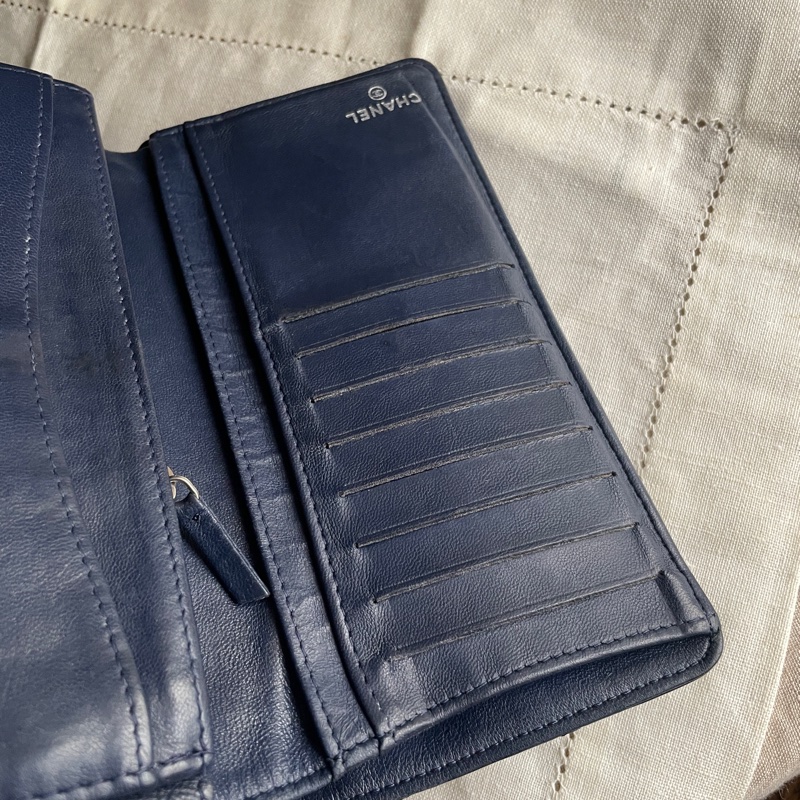 CHANEL長夾/錢包/卡包🎀 ➕長帶/長鍊成WOC斜背或側背🎀卡夾/卡包/對折🎀經典款🎀手機可入🎀正品🎀況可-55