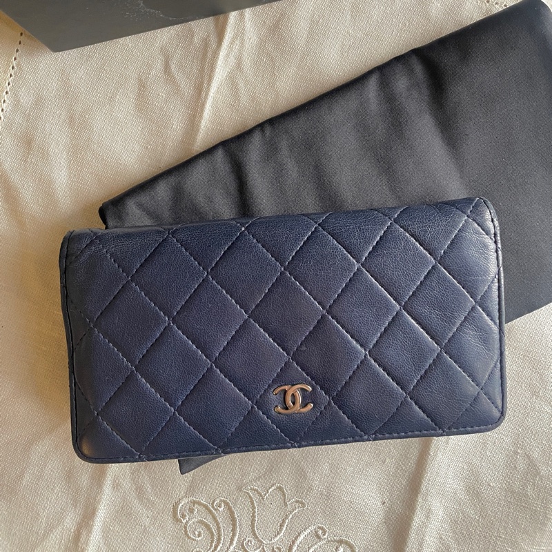 CHANEL長夾/錢包/卡包🎀 ➕長帶/長鍊成WOC斜背或側背🎀卡夾/卡包/對折🎀經典款🎀手機可入🎀正品🎀況可-59