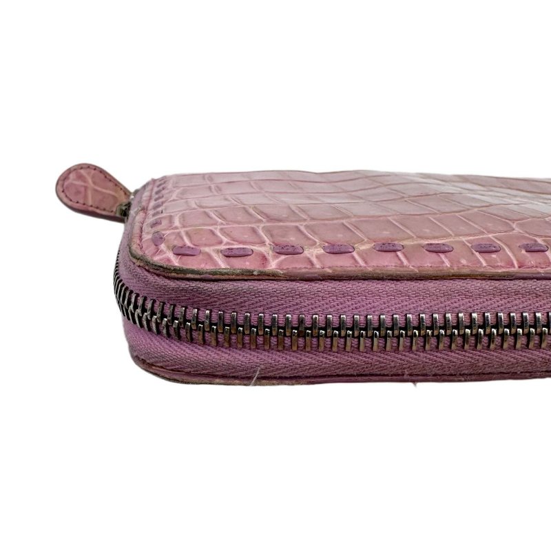 BV 粉色長款錢包-6