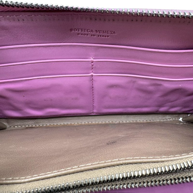 BV 粉色長款錢包-12