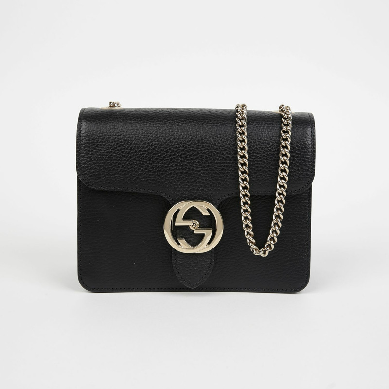 GUCCI 互扣鏈條單肩斜背包 510304-1