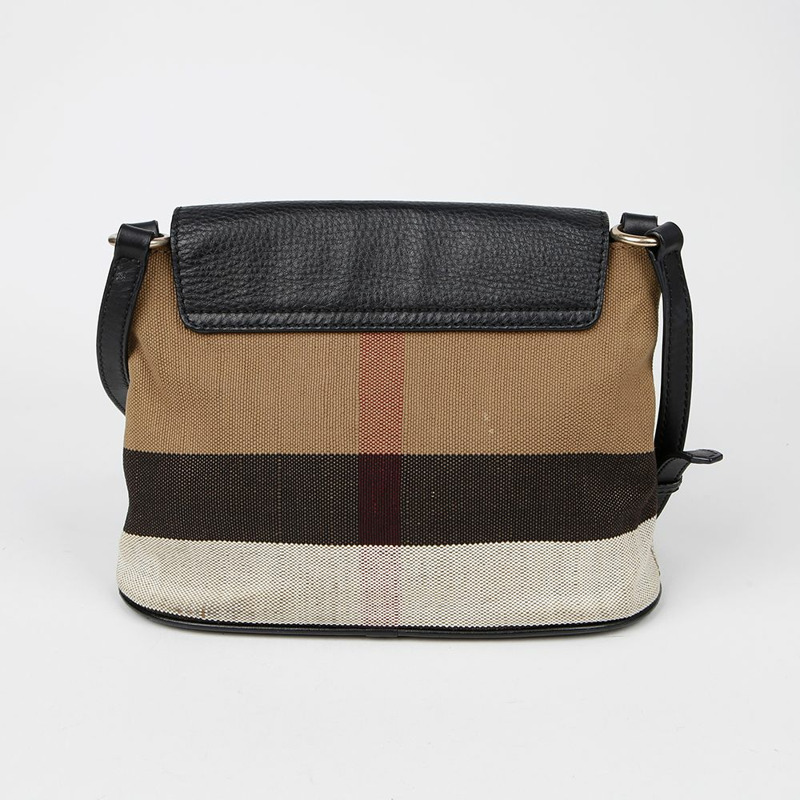 BURBERRY 顆粒狀超大格紋小號斜背包 3997256-2