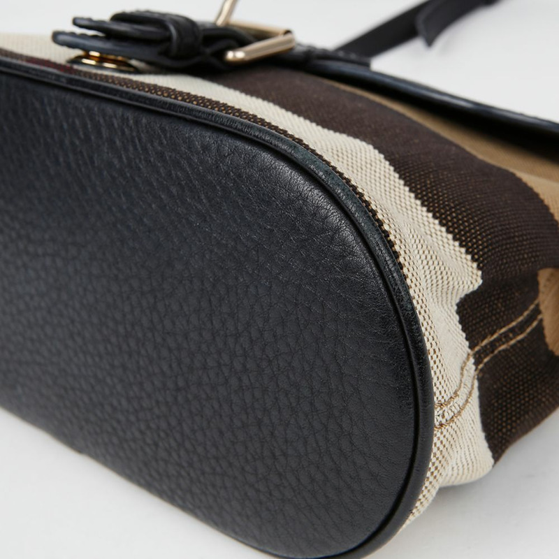 BURBERRY 顆粒狀超大格紋小號斜背包 3997256-6