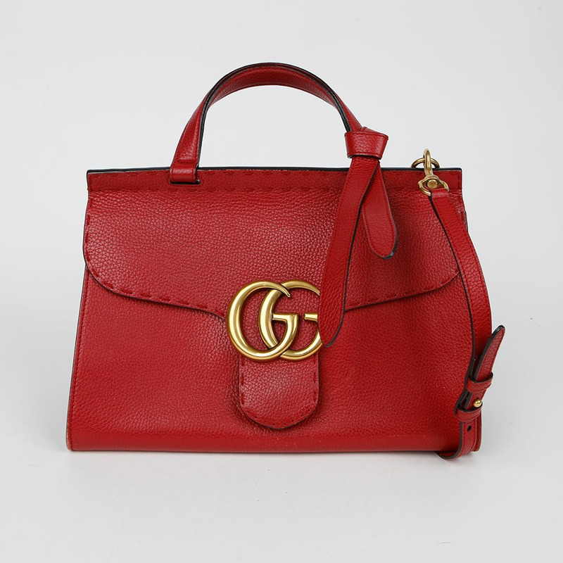 GUCCI 421890 GG Marmont 小號手提單肩包-1