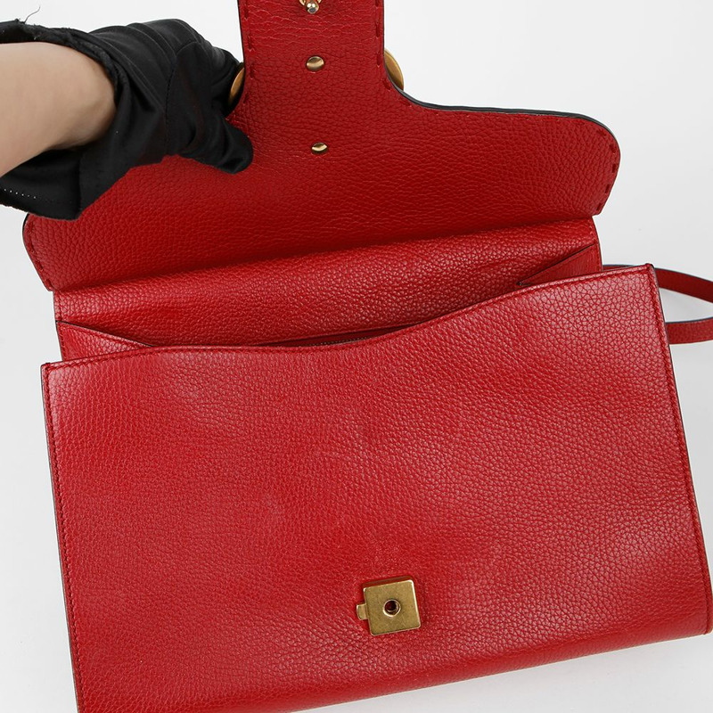 GUCCI 421890 GG Marmont 小號手提單肩包-13