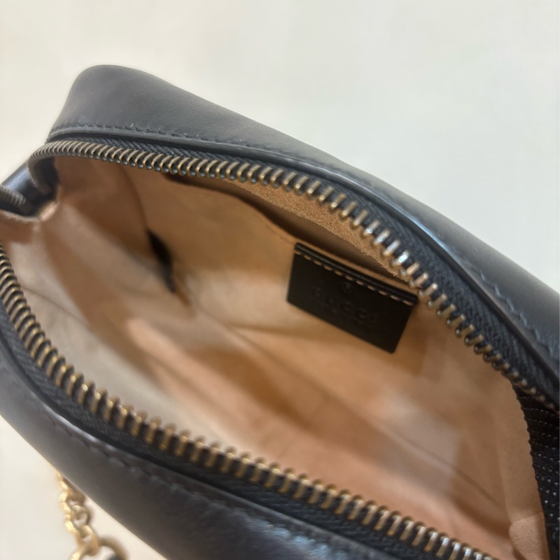 Gucci 黑金相機包 小號-4