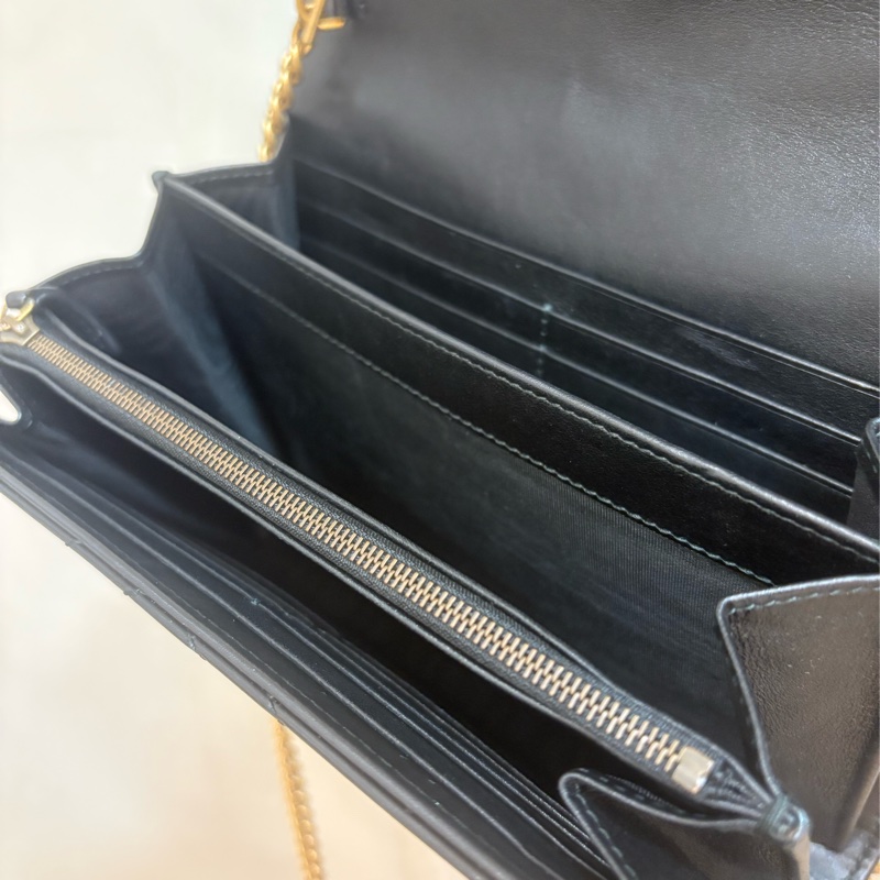 Gucci 黑金多層WOC 金鏈-4