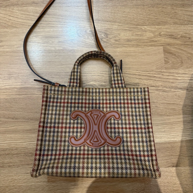 CELINE 22年千鳥紋tote-1
