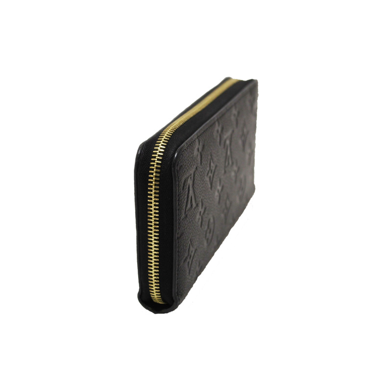 Louis Vuitton Black Monogram Empreinte Leather Zippy Wallet-3