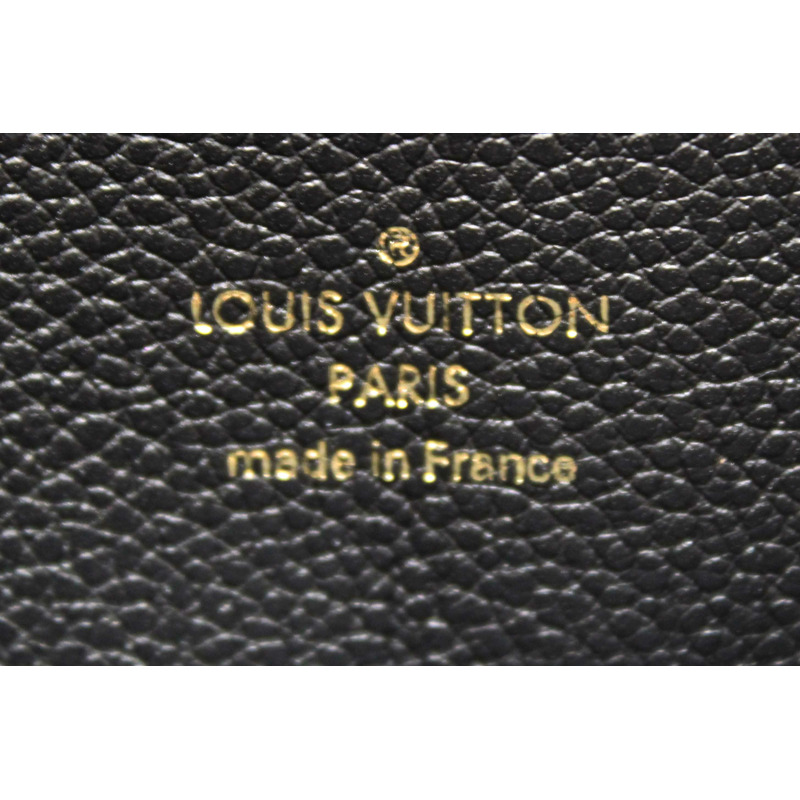 Louis Vuitton Black Monogram Empreinte Leather Zippy Wallet-21