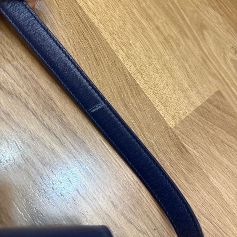 CELINE BOX 水波紋 藏藍色-1