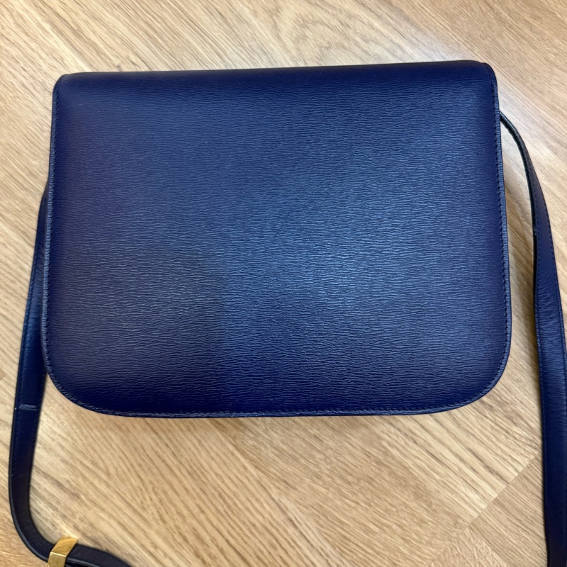 CELINE BOX 水波紋 藏藍色-6