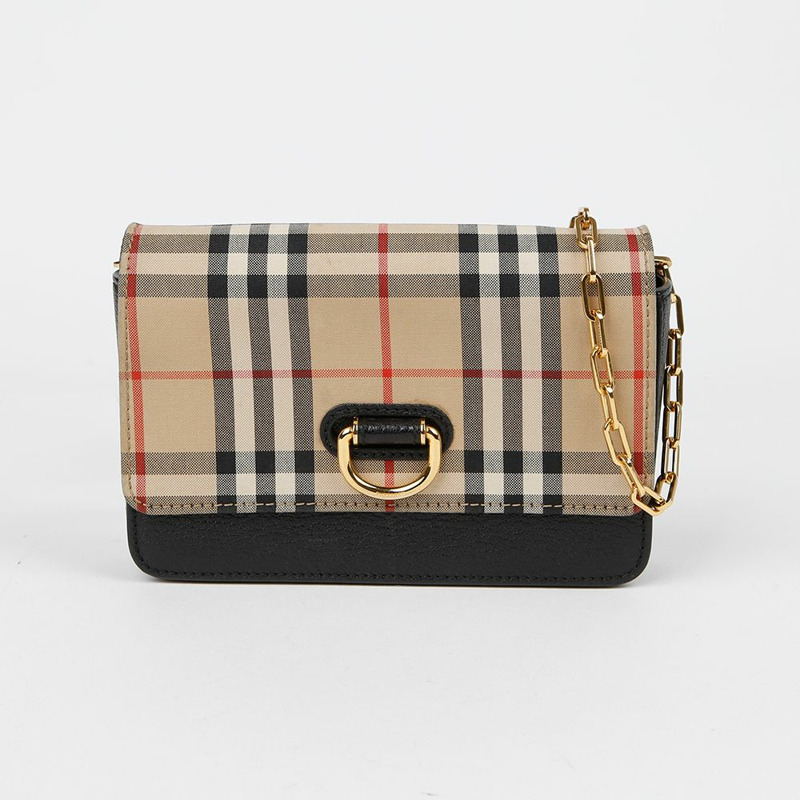 BURBERRY D形環迷你鏈單肩斜背包 8009530-1