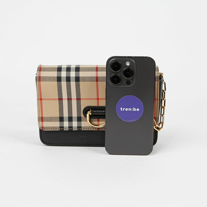 BURBERRY D形環迷你鏈單肩斜背包 8009530-8