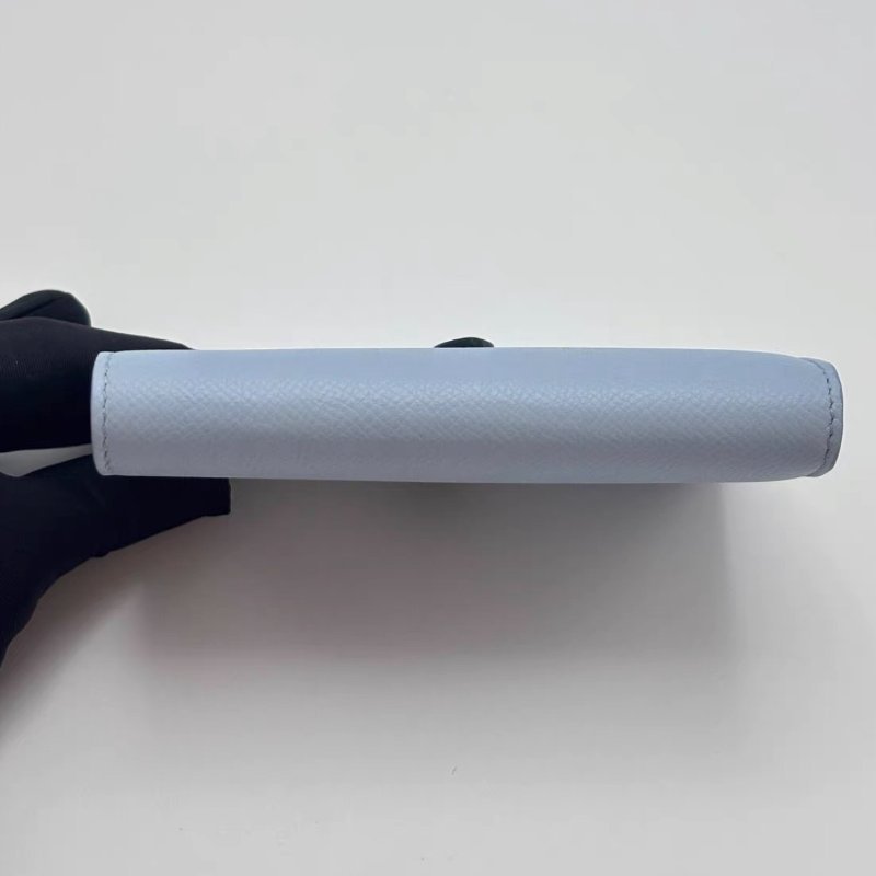 CELINE 藍色按扣折疊錢包14*10*2 98新配件塵袋-2