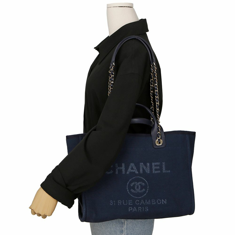 【包稅】CHANEL Doville 中型手提單肩包 A67001-10