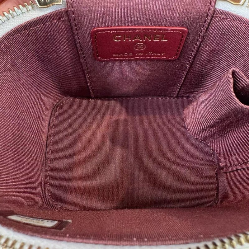 CHANEL 手工坊21A雙金球mini小盒子包 8.5*11*7cm  98新配件塵袋-4