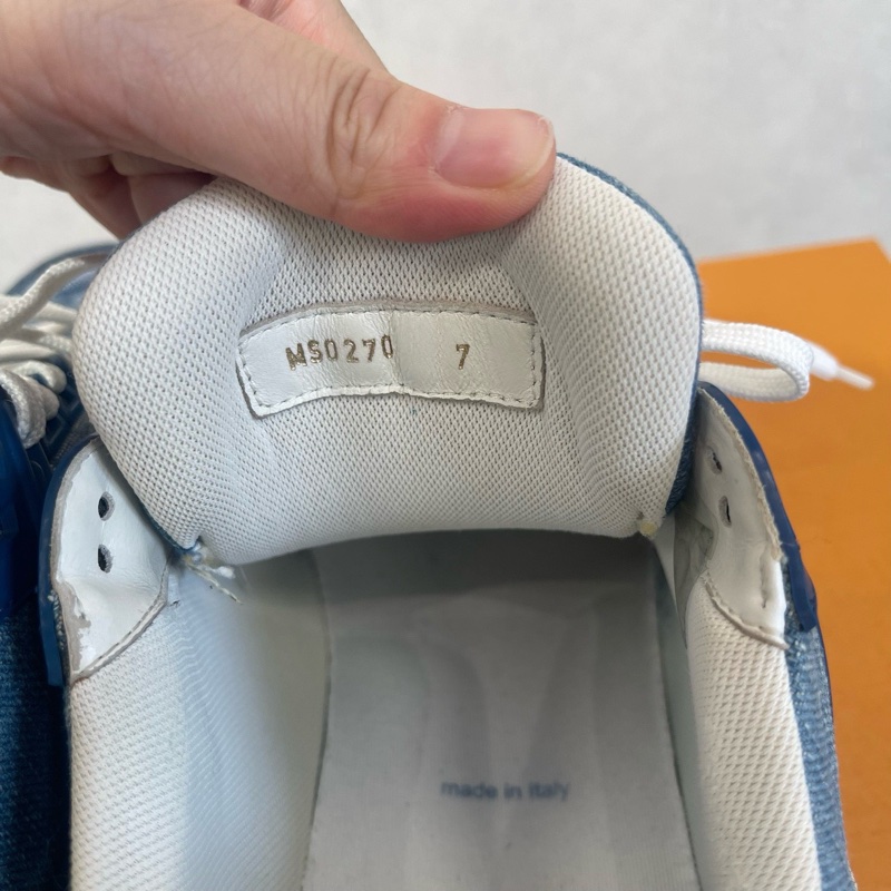 LV路易威登牛仔拼接Trainer板鞋，UK7    41 碼 98新-4
