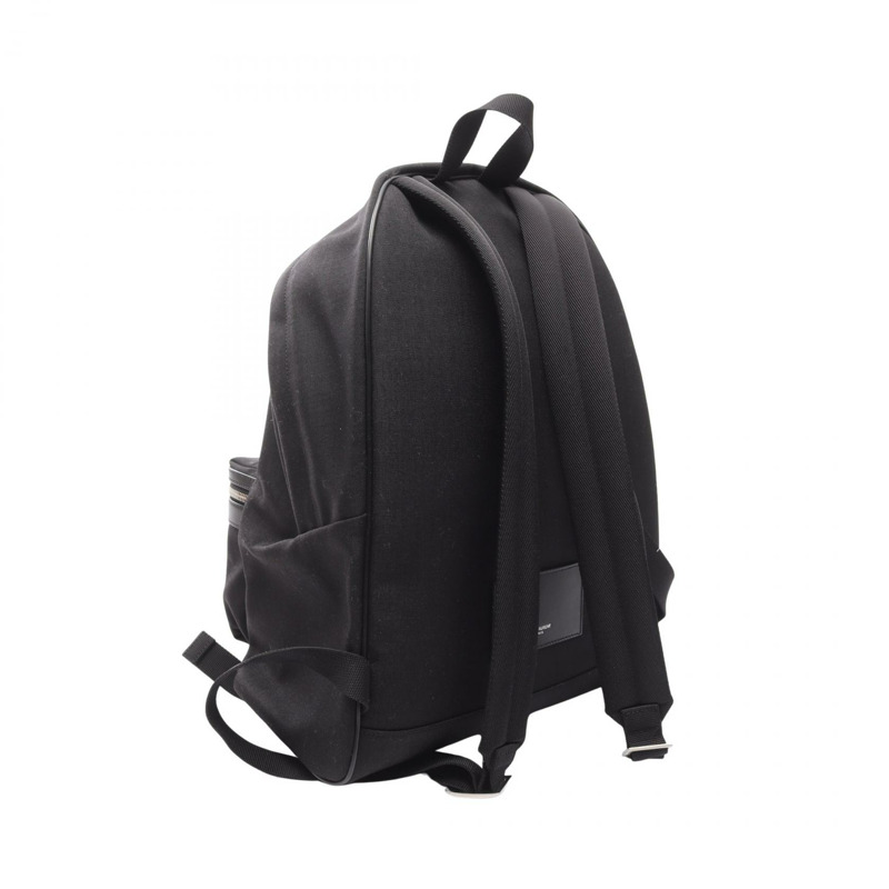 SAINT LAURENT PARIS 城市雙肩包 534967FAEBS1000 尼龍皮革 BK-1