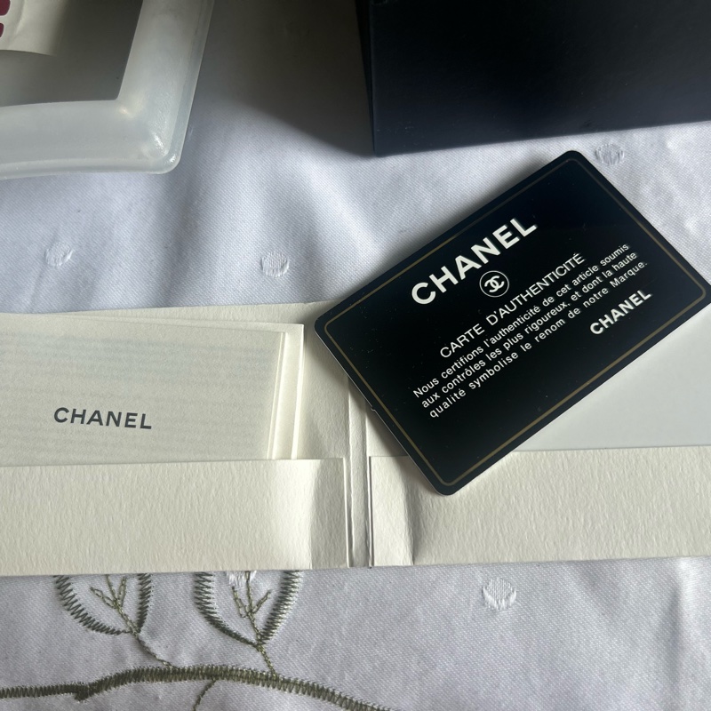 【全新】CHANEL Boy L-Gusset Flap Wallet 黑色魚子醬皮 長夾(附原始發票+盒袋卡)-10