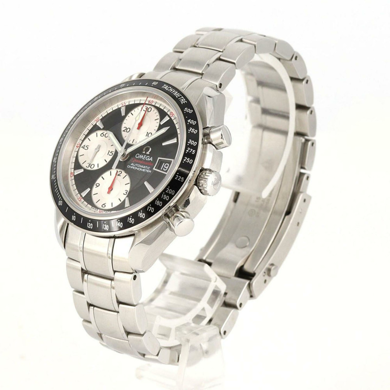 歐米茄超霸系列日期顯示腕錶 3210.51 不鏽鋼自動腕錶-1