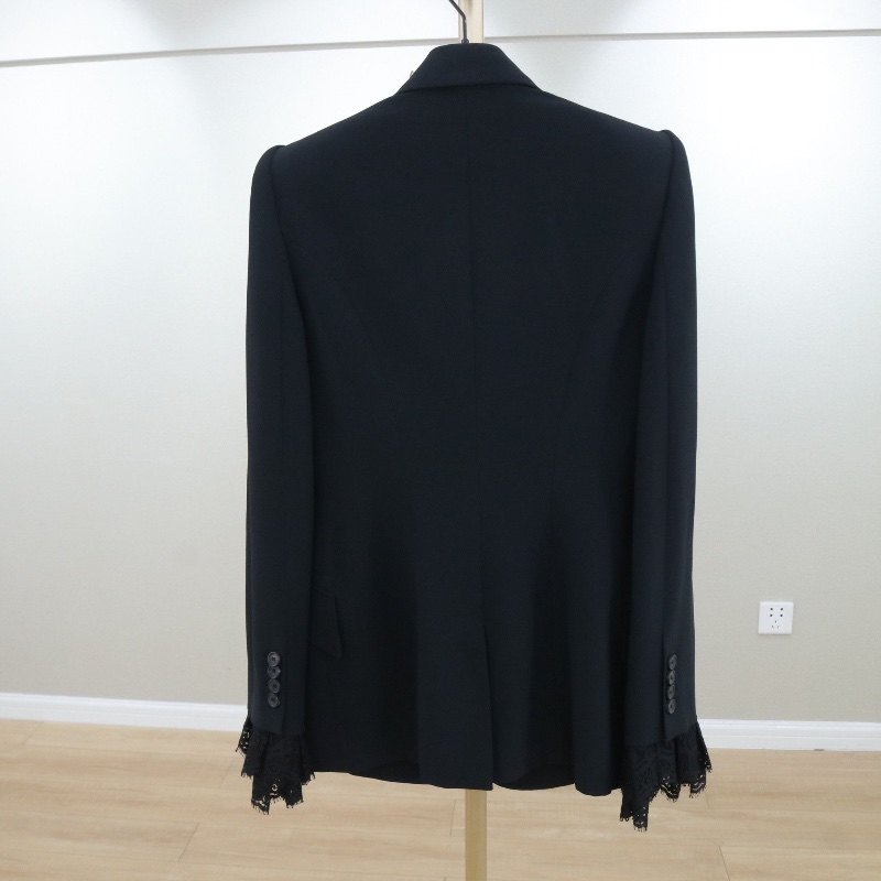 ❤️ALEXANDER MCQUEEN 袖口蕾絲裝飾 西裝外套-1