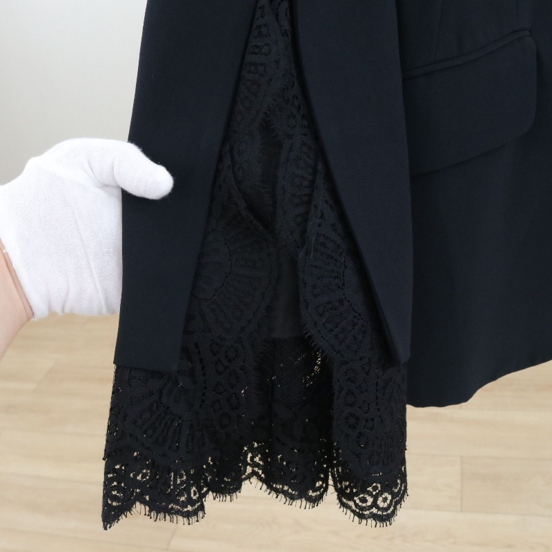 ❤️ALEXANDER MCQUEEN 袖口蕾絲裝飾 西裝外套-5