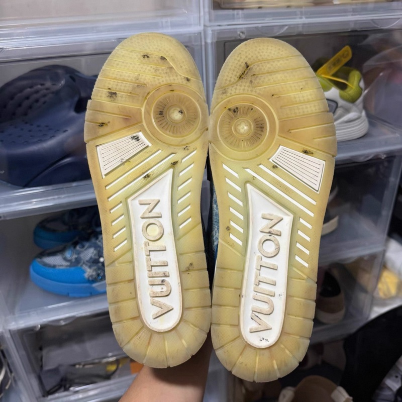LV Trainer Sneaker「Denim Monogram Blue」牛仔藍色老花運動鞋-5