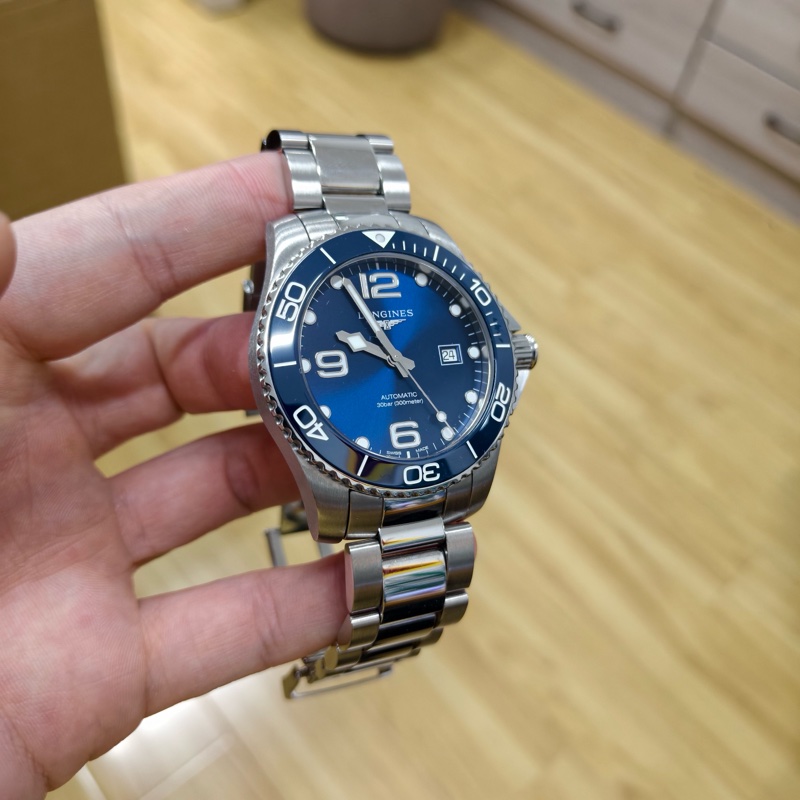 23年全套，康卡斯潛水系列 自動機械男士腕表L3.782.4.96.6 43.00-1