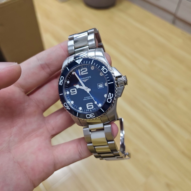 23年全套，康卡斯潛水系列 自動機械男士腕表L3.782.4.96.6 43.00-2