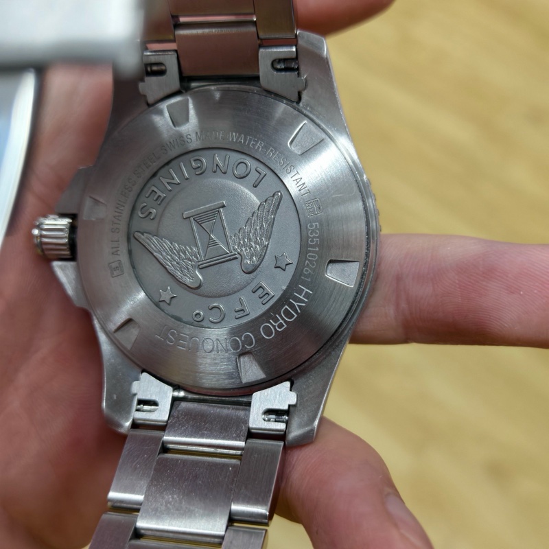 23年全套，康卡斯潛水系列 自動機械男士腕表L3.782.4.96.6 43.00-3