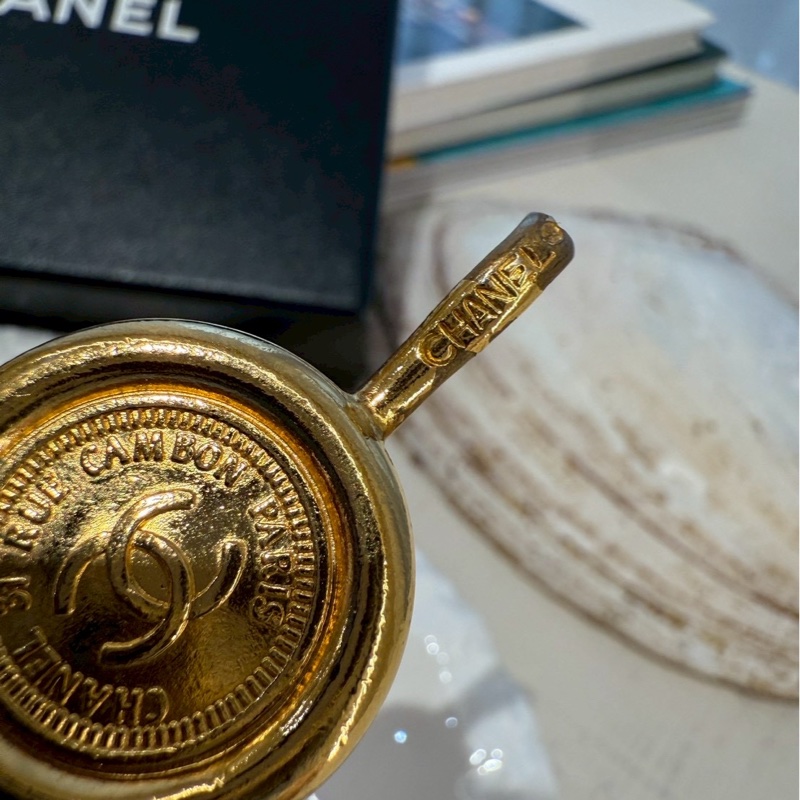 CHANEL Vintage五金幣腰鏈-11