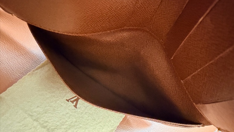 真品 LV 路易威登 Monogram 經典原花雙折長夾 護照夾 西裝正裝錢包-14