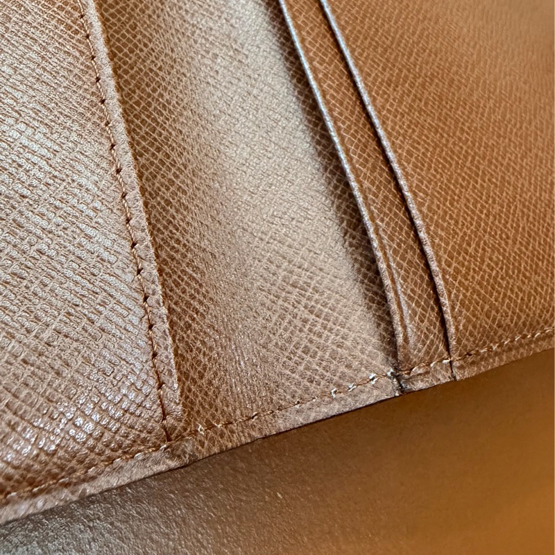 真品 LV 路易威登 Monogram 經典原花雙折長夾 護照夾 西裝正裝錢包-16