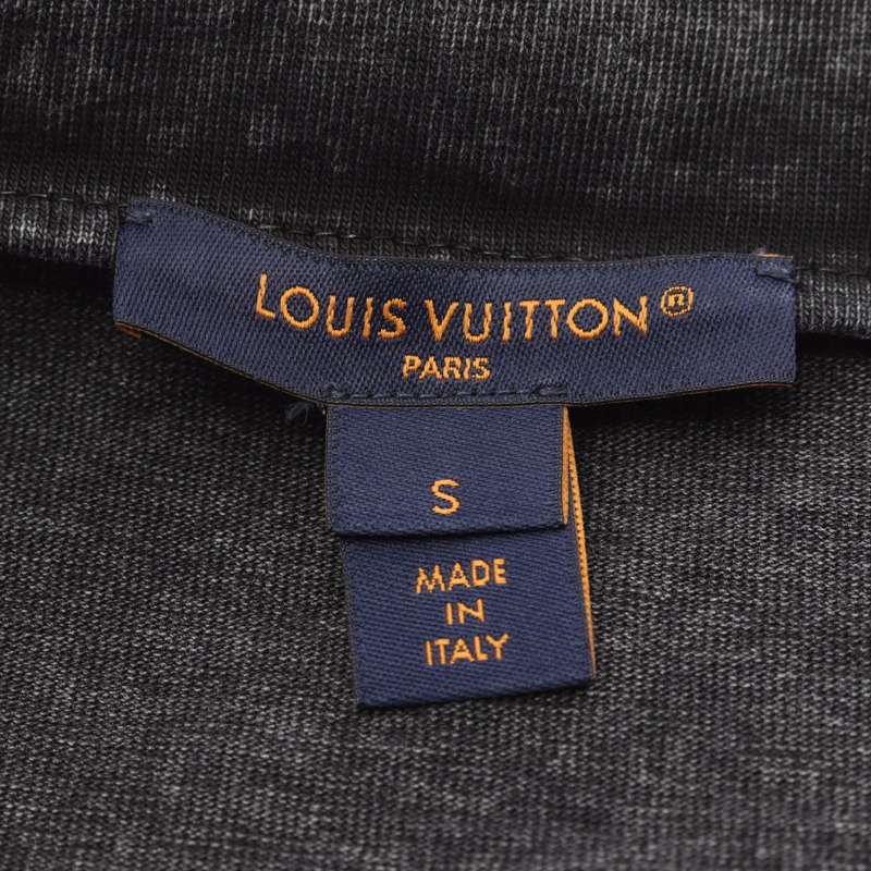 路易威登 (LOUIS VUITTON) 半袖棉質灰色T恤衫，二手女款S碼 LV-2
