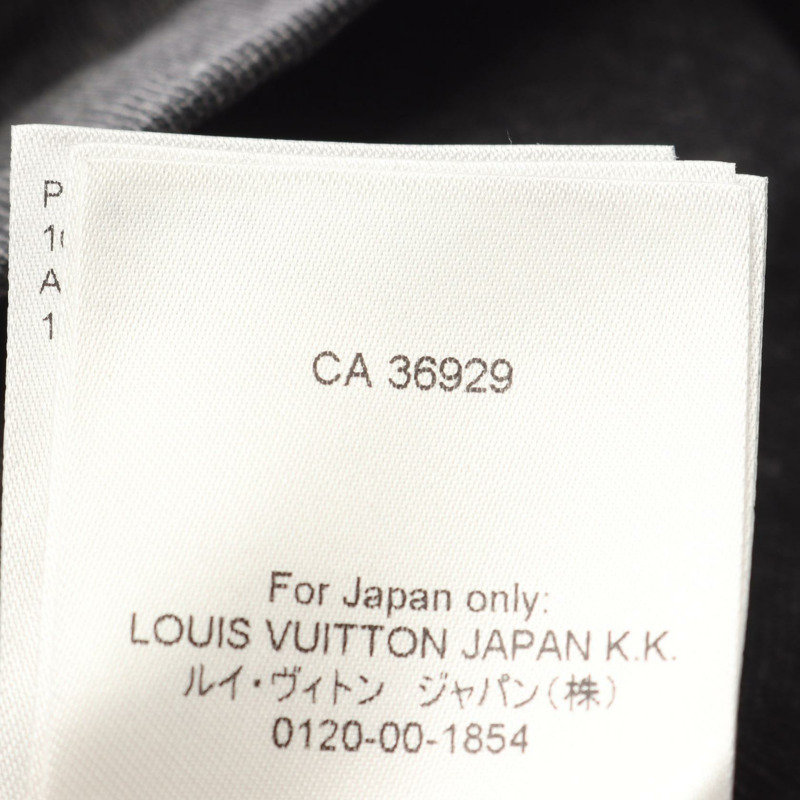 路易威登 (LOUIS VUITTON) 半袖棉質灰色T恤衫，二手女款S碼 LV-3