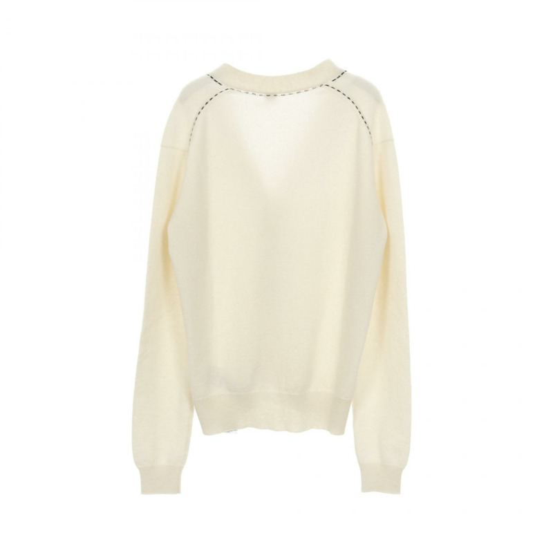 愛馬仕羊絨開襟衫，米色，二手，女款，34碼，CC Coco-1