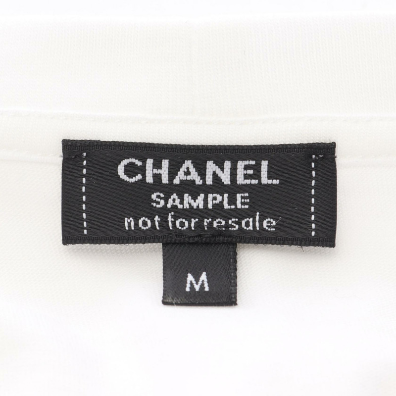 香奈兒 COCO 標誌 T 卹 C63126 純棉 白色 多色 二手 女款 M 碼-2