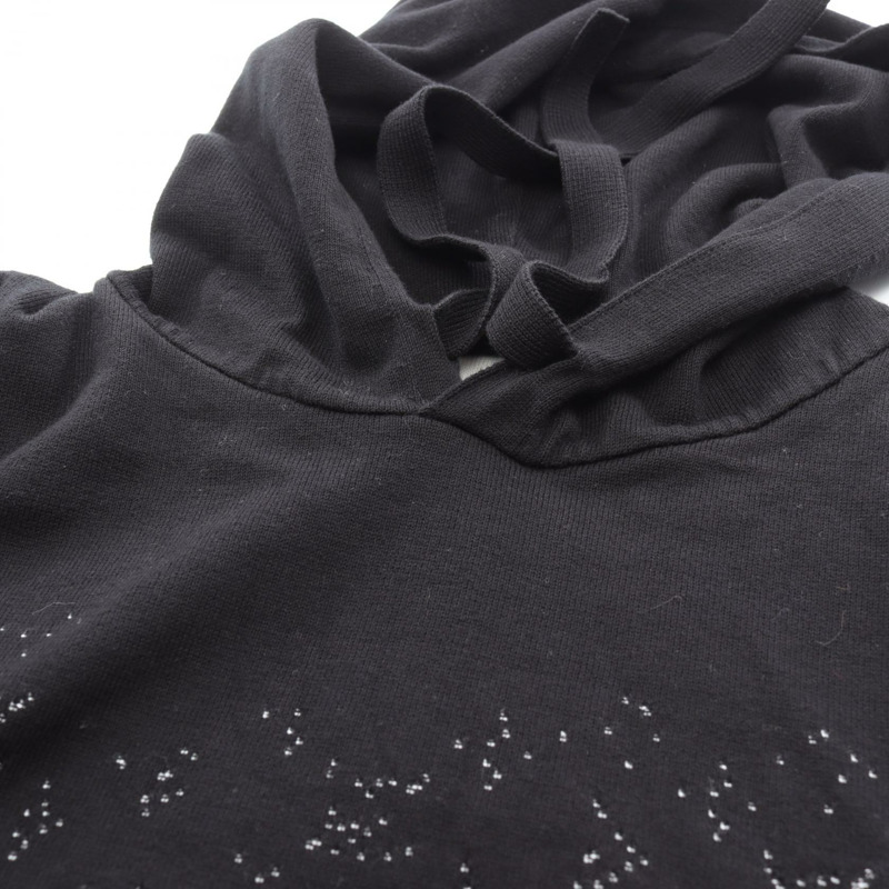 路易威登 Monogram 漸層連帽衫,純棉材質,黑白配色,二手男款 M 碼-8