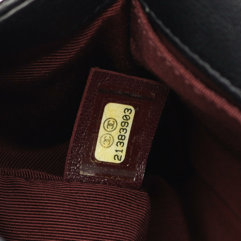 香奈兒 Boy Chanel 鏈條肩背包 A67086 黑色皮革 二手 女士 SHW CC-4