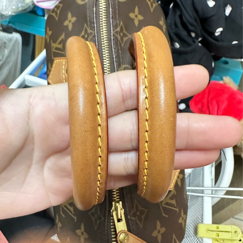 LOUIS VUITTON Speedy 25 經典老花-4