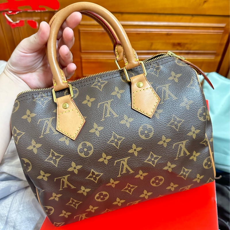 LOUIS VUITTON Speedy 25 經典老花-6