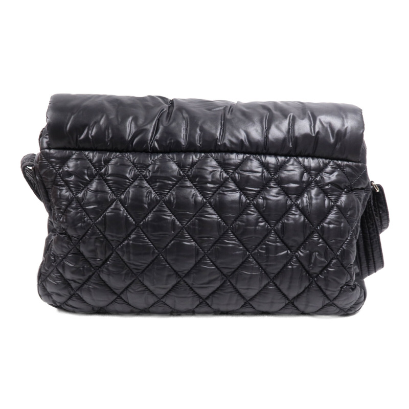 CHANEL 尼龍Coco Cocoon Messenger銀扣肩背袋-1