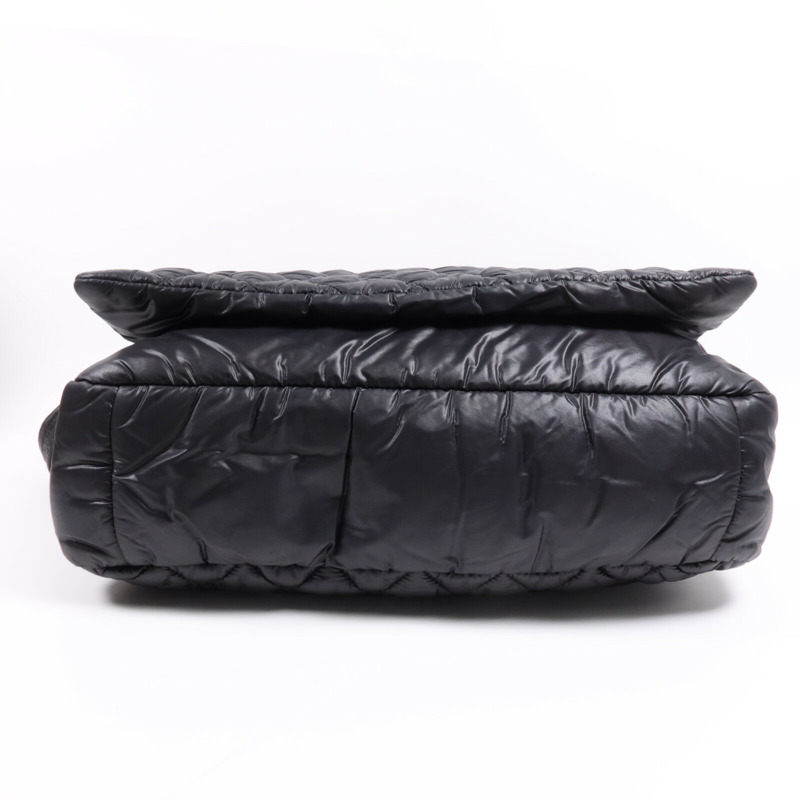 CHANEL 尼龍Coco Cocoon Messenger銀扣肩背袋-3