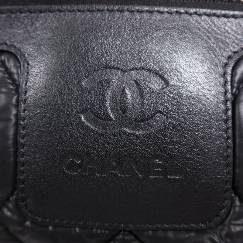 CHANEL 尼龍Coco Cocoon Messenger銀扣肩背袋-9